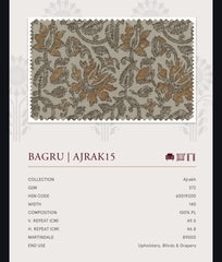 Upholstery fabrics -Ajrakh(Bagru)