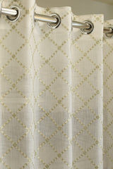 Curtains - Premium embroidery sheer curtains meraki
