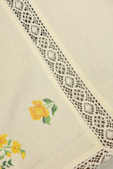 Table cloths-8 seater cross stitch embroidered