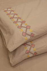 Bedsheets - Premium machine embroidery King soft cotton bedsheets astro