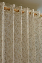 Curtains - Self printed semi transparent / Semi sheer curtains