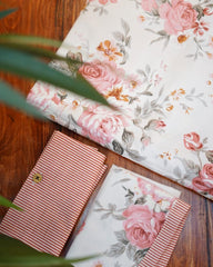 Bedsheets-King English floral bedsheets