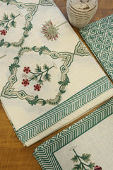 Bedsheets - Handblock queen rajwada print bedsheets