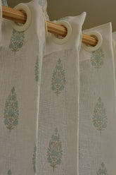 Curtain-Self printed semi transparent