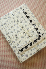 Bedsheets - Premium King soft cotton lace bedsheets majestic