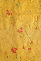 Fabrics - Chanderi embroidery kurti fabric