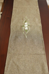 Table runner-4 Seater Ribbon embroidery