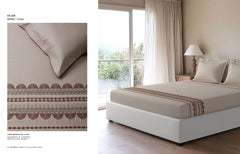 Bedsheets - King Premium machine embroidery bedsheets Sansaar : Saembro