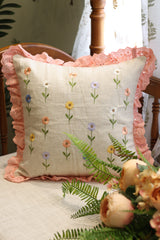 Cushion covers - Embroidery Petals