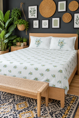 Bedsheets - King premium soft cotton bedsheet Digital Print DD VATIKA