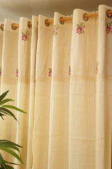 Curtains : Premium designer cross stitch embroidery curtains
