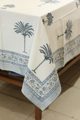 Table cloths - 8 seater Handblock printed canvas