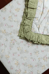 Bedsheets - Premium King soft cotton lace bedsheets majestic