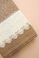 Bedsheets - Premium King soft cotton lace bedsheets majestic
