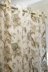 Curtains:Premium embroidered opaque curtains