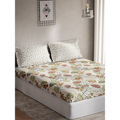 Bedsheets - Queen premium soft cotton bedsheet Digital print DD(optima)