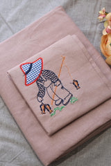 Bedsheets - Single Cross stitch embroidery bedsheets