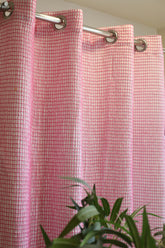 Curtains-Honey comb curtains : Pink