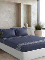Bedsheets - King Premium machine embroidery bedsheets Sansaar : Saembro