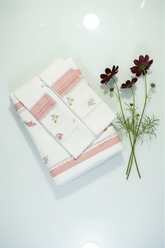 Bedsheets - King premium Machine Embroidery Bedsheet multi