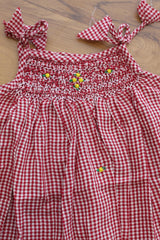 Kids smocked dress 10-12 month