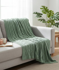Sofa throw - Knitted throw