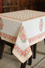 Table cloths - 8 seater Handblock printed canvas