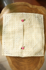 Tissue box covers-Ribbon embroidery