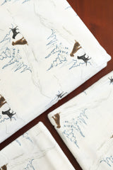 Vintana King Size Soft Cotton Flannel Bedsheet Set