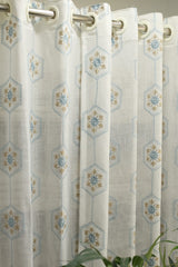 Curtains - Premium embroidery sheer curtains meraki