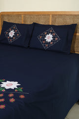Bedsheets - King Machine embroidery bedsheets MEK
