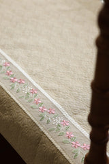 Sofa protector ( meter per) description embroidery