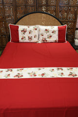 Queen Size Christmas Theme Bedsheet Set - Xmas Edition