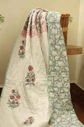 Single Quilt Handblock print