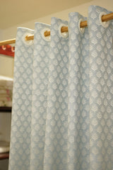 Curtains-Opaque self designer curtains