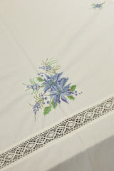 Table cloths - 8 seater cross stitch embroidery