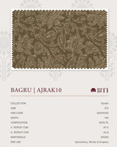 Upholstery fabrics -Ajrakh(Bagru)