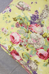 Bedsheets - King anokhi Quilted pillow cover bedsheets pastel exc