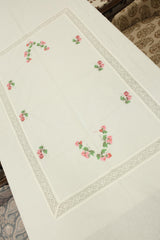 Table cloths - 6 seater cross stitch embroidery