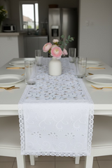 Table Runners - premium embroidery runners 6 seater