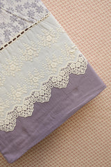 Bedsheets - Premium King soft cotton lace bedsheets majestic
