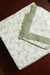 Bedsheets - Premium King soft cotton lace bedsheets majestic