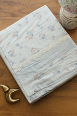 Bedsheets - Premium King cotton lace bedsheets majestic