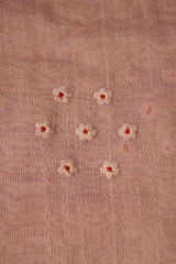 Fabrics - Chanderi embroidery kurti fabric