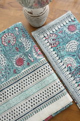 Bedsheets - Queen Mugal premium handblock cotton bedsheets