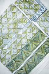 Bedsheets - Super king Mugal premium handblock cotton bedsheets