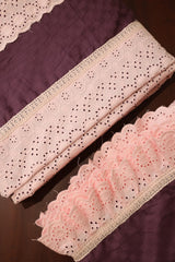 Bedsheets - Premium designer king Ruffle Bedsheets dd lace