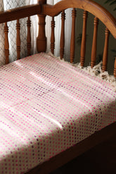 Kantha Jute Polka Dot Sofa Throw