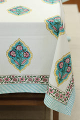 Table cloths - 8 seater Handblock printed canvas