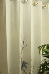 Curtains:English floral printed curtains(sheer and opaque)